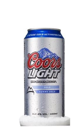 Ice Cold Indicator Added To Coors Light Bottles And Cans
